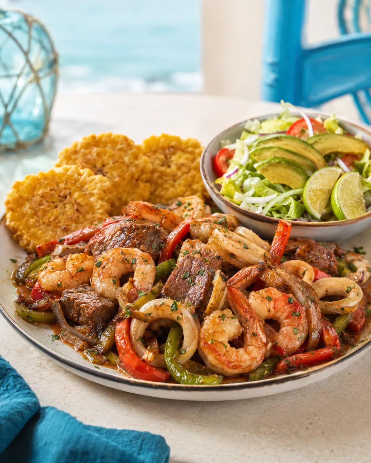 Mixto de Mariscos y Lomito